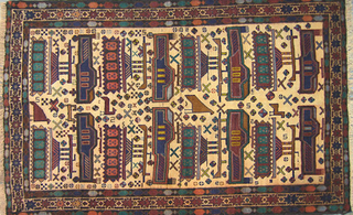 Illustration for article titled These Traditional-Style Afghani Rugs Were Inspired By Modern Warfare